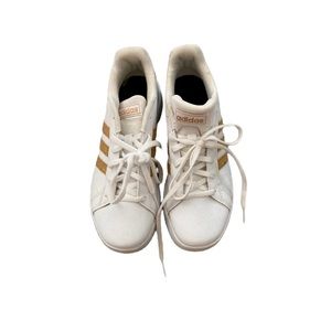 Adidas White & Gold